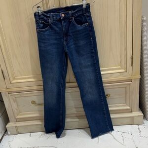 Women’s Gap Mid-Rise Straight Leg Blue Jeans Size 26/2Regular